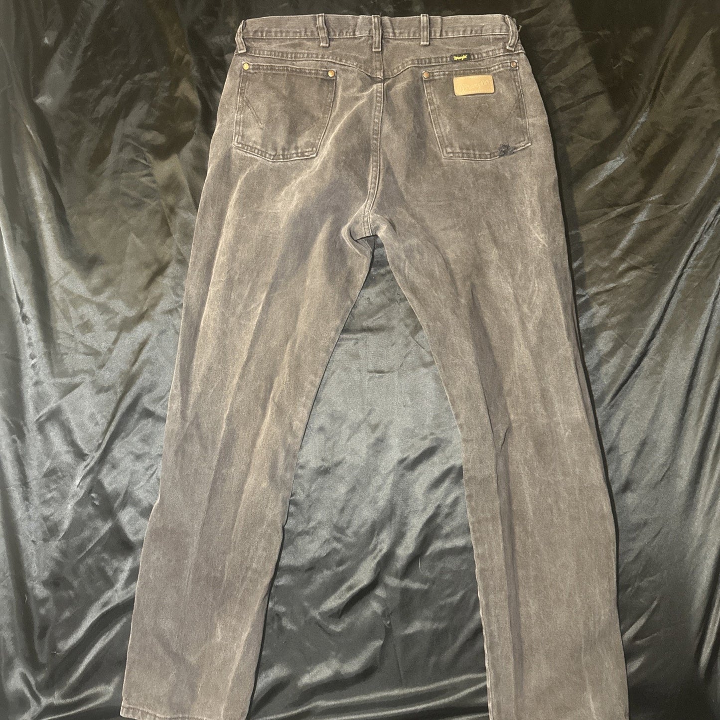 Wrangler 38x34 90’s Men’s Brown Denim Jeans 100% Cotton Mexico 13MWZKL