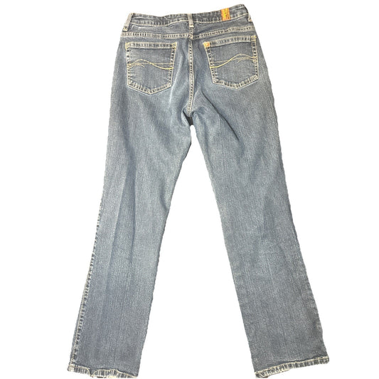 Aura Straight 6R Women’s Blue Jeans 9” Rise 28x30 Medium Wash Bangladesh Cotton