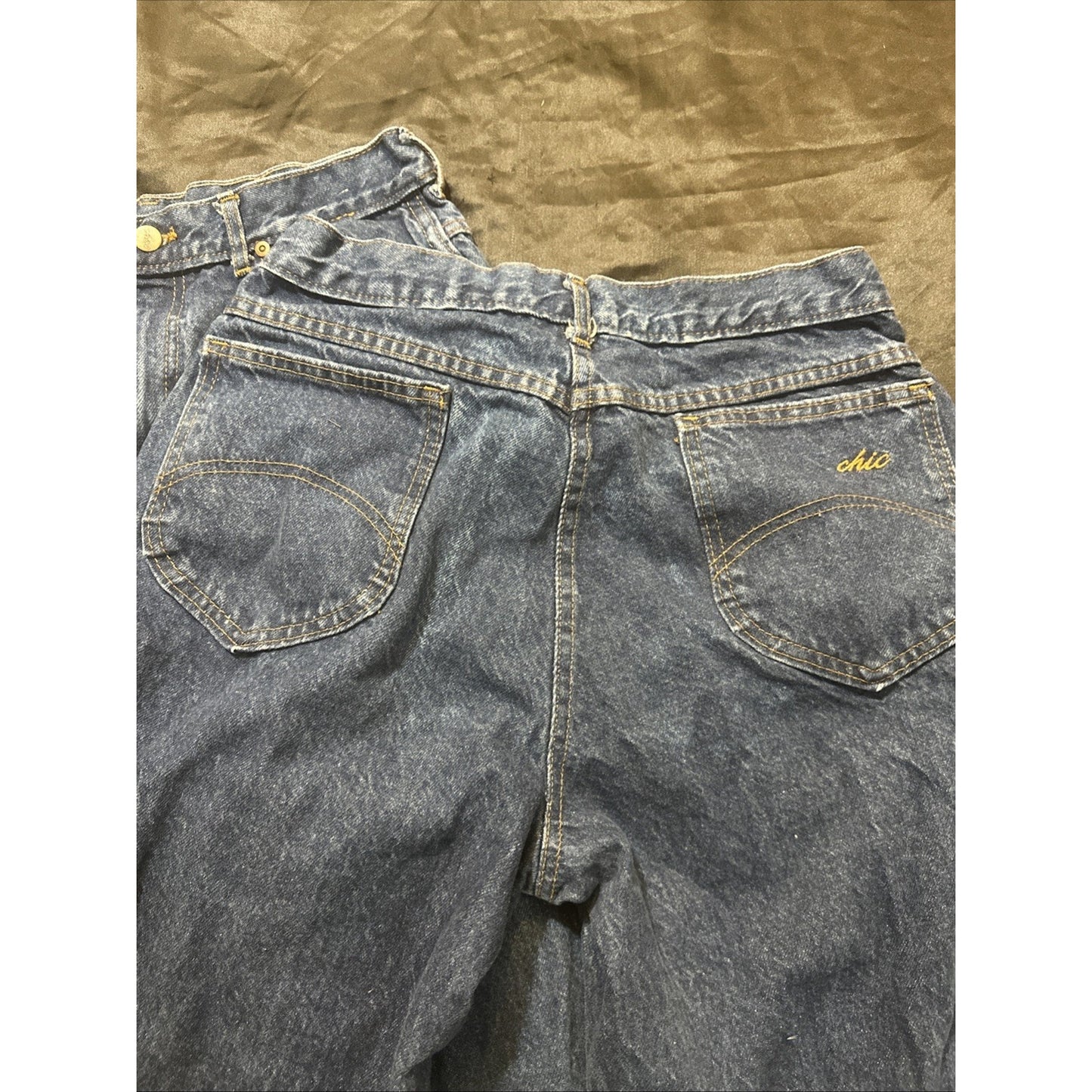 Chic Blue Denim Jeans Women's 30x28 2 Identical Pairs Y2K 1C21