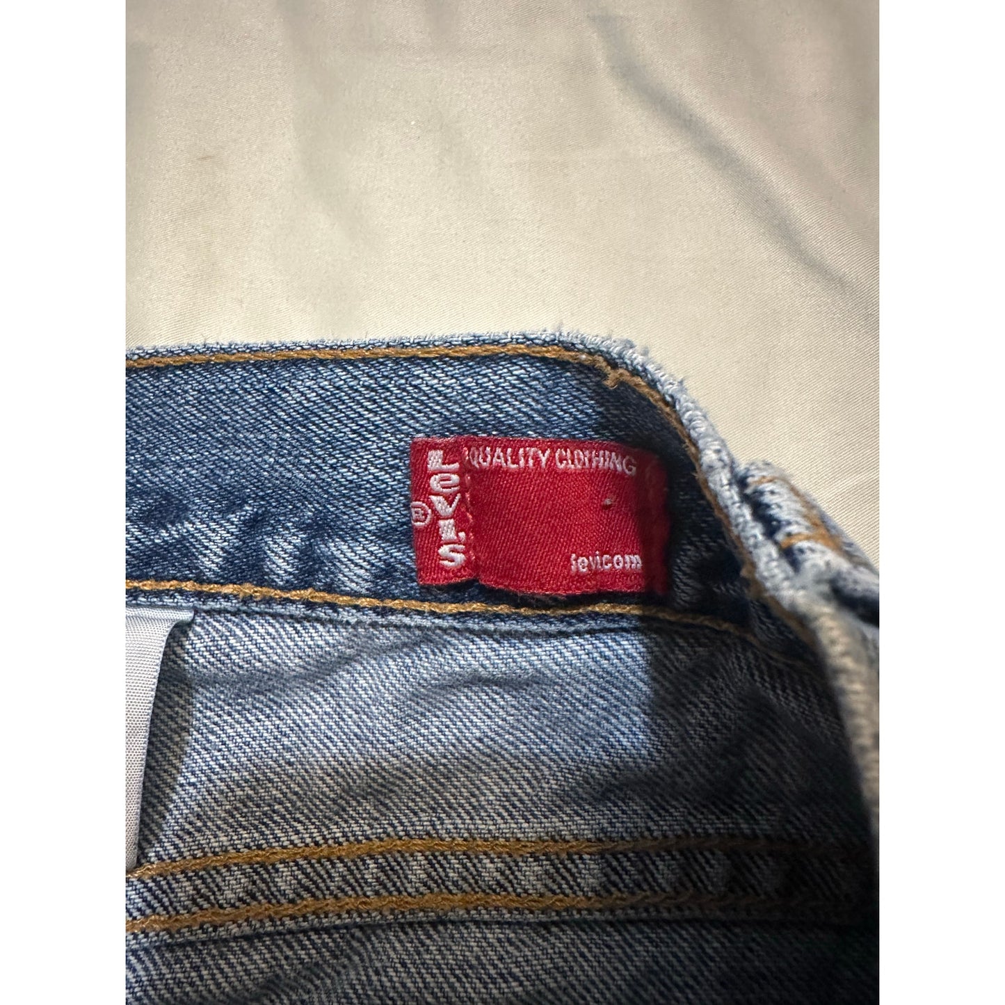 Y2K Levi's Camp Pant Denim Jeans 31x29 Women's Size 12 100% Cotton Mexico Blue