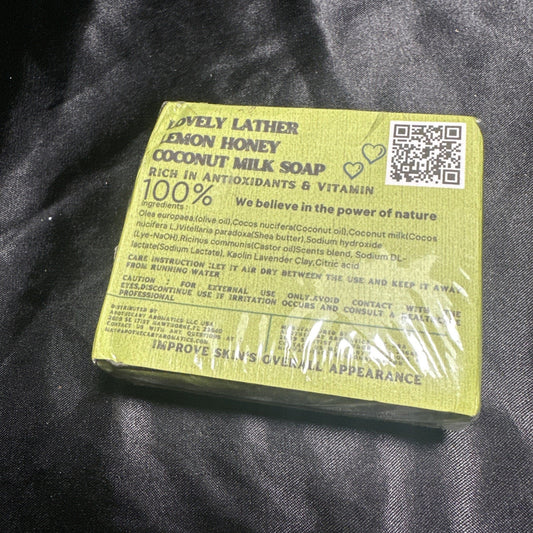 Why We Love Lemon Honey Coconut Milk Soap 4.5 oz NEW AA