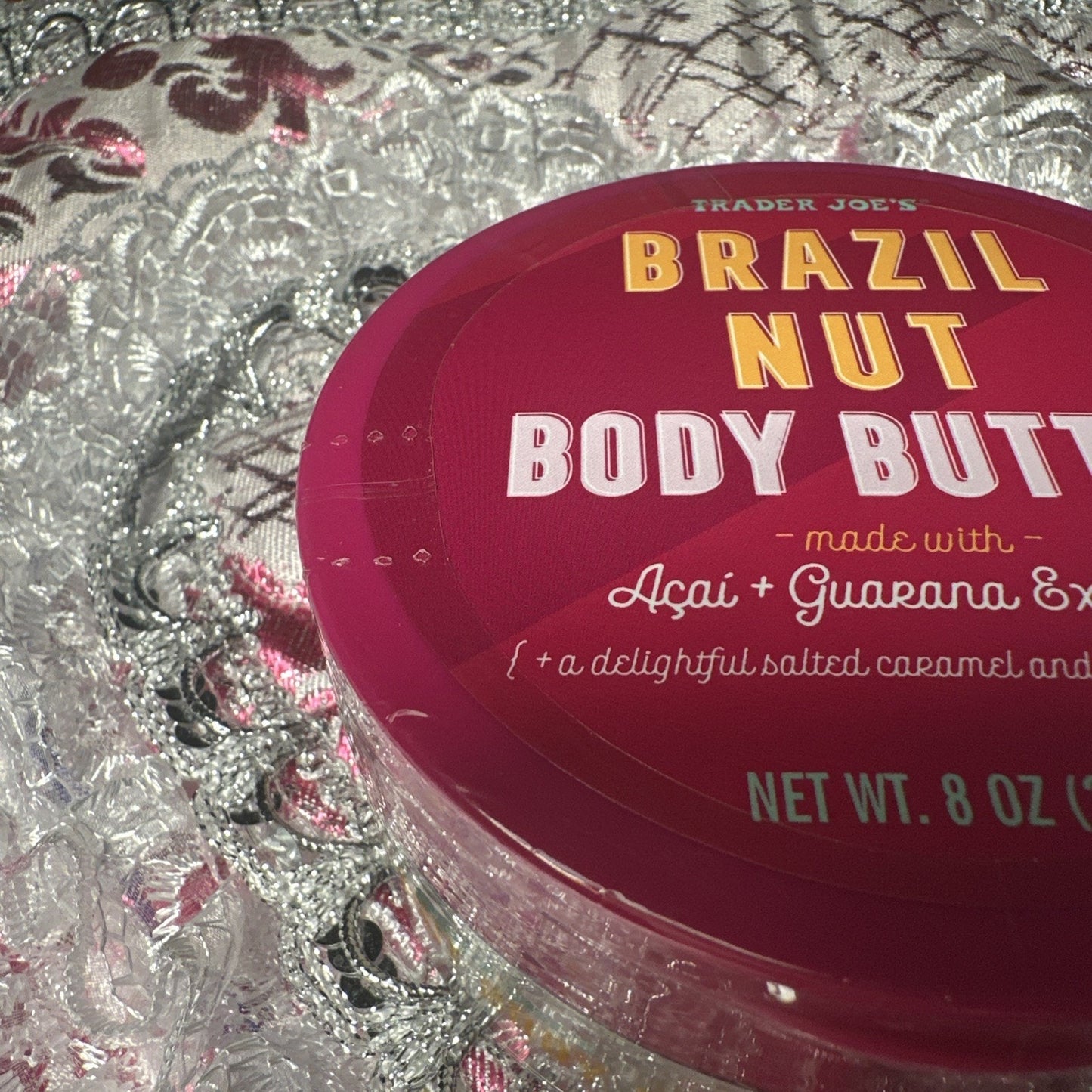 TRADER JOE'S ’s 8oz BRAZIL NUT BODY BUTTER MOISTURIZING CREAM NEW SEALED