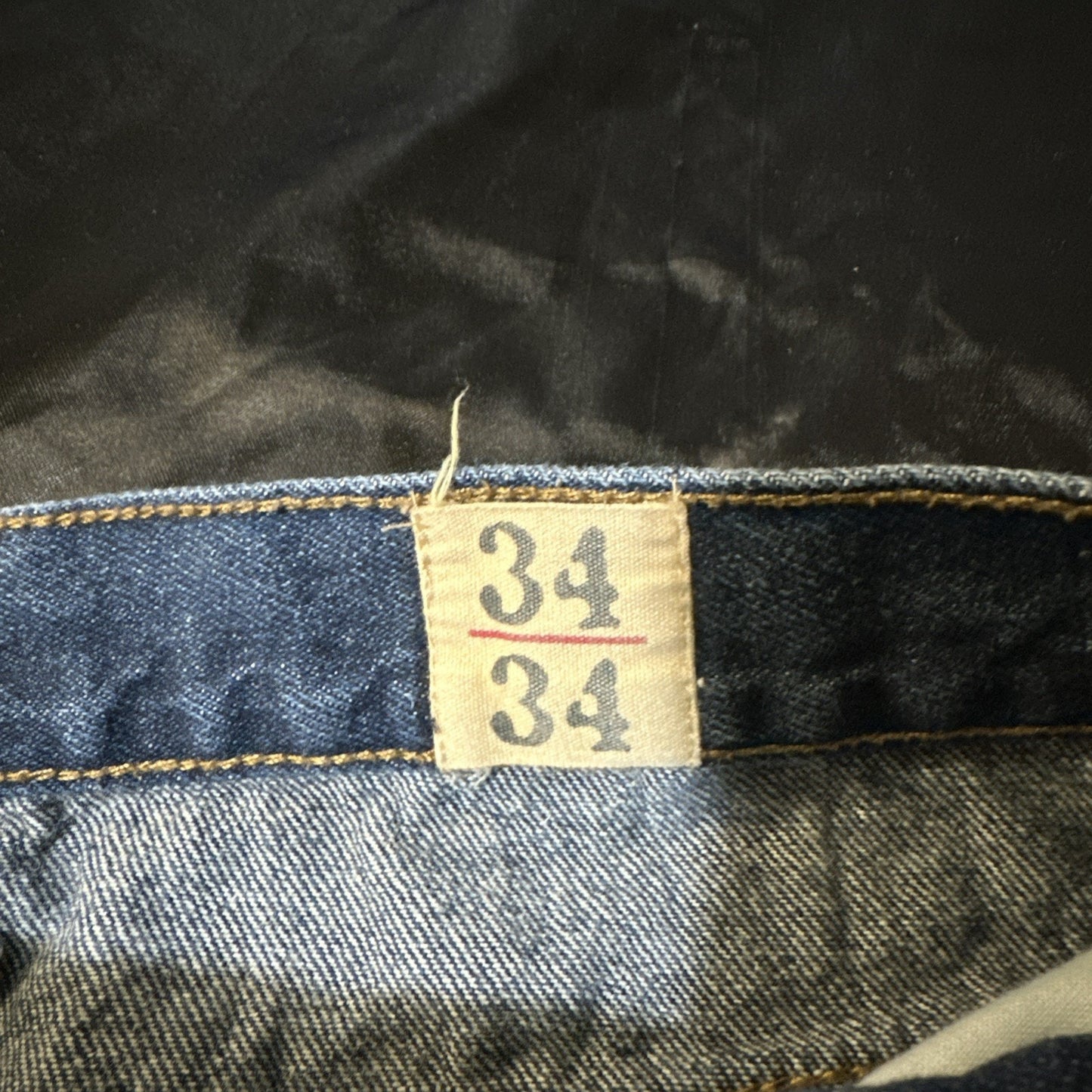 Red Head Brand Bangladesh Blue Denim Jeans Men’s 34x34 Straight Leg 100% Cotton