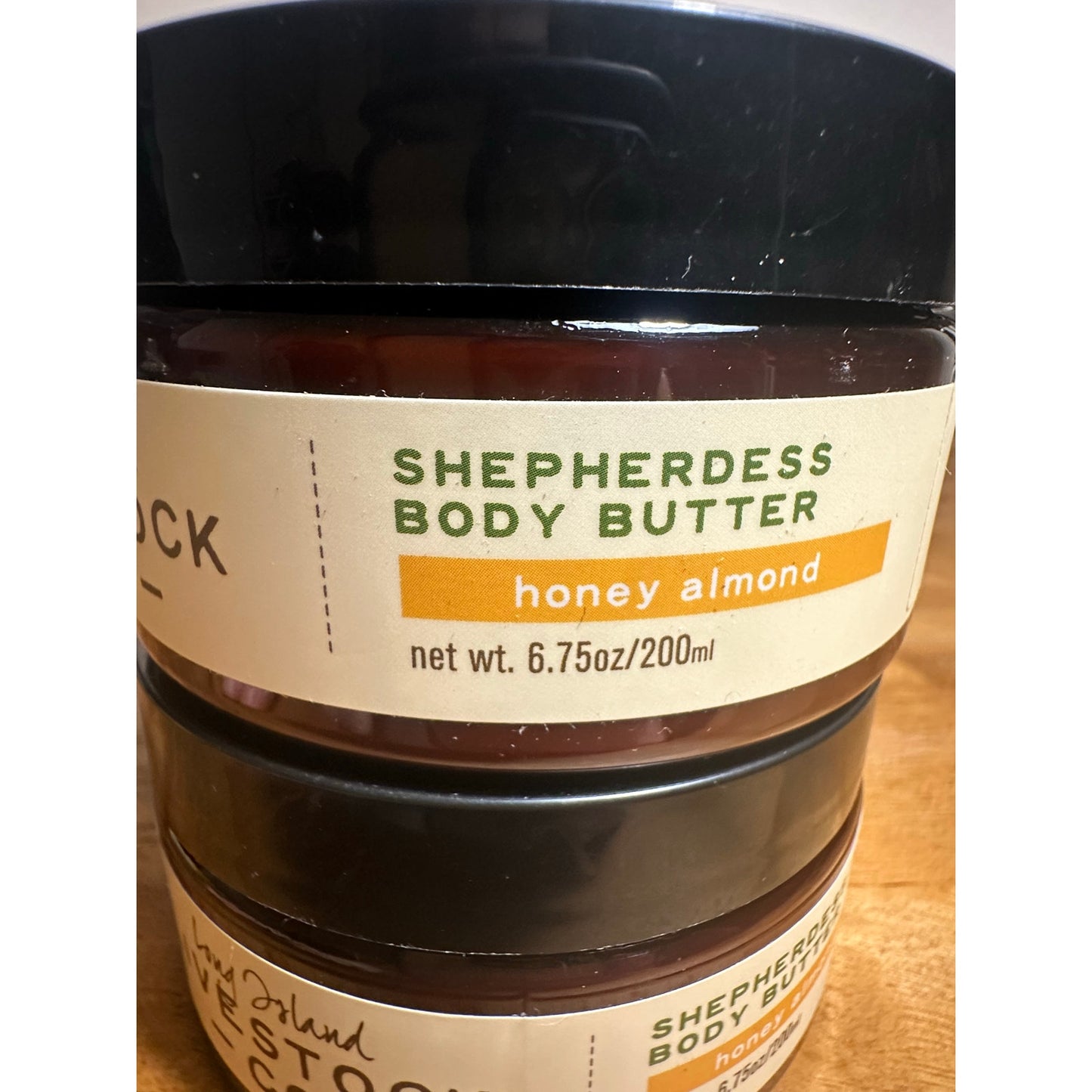 Long Island Livestock Co. Honey Almond Lanonlin Body Butter 6.75 oz 2-Pack E8