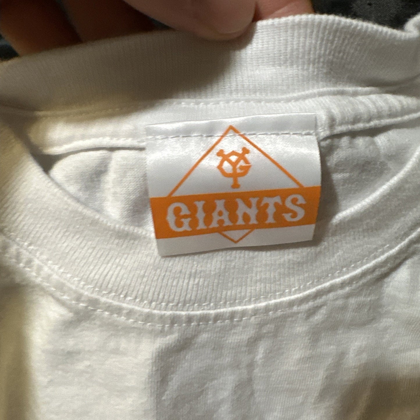 Giants White T Shirt Men’s Size L Okamoto 25 100% Cotton India
