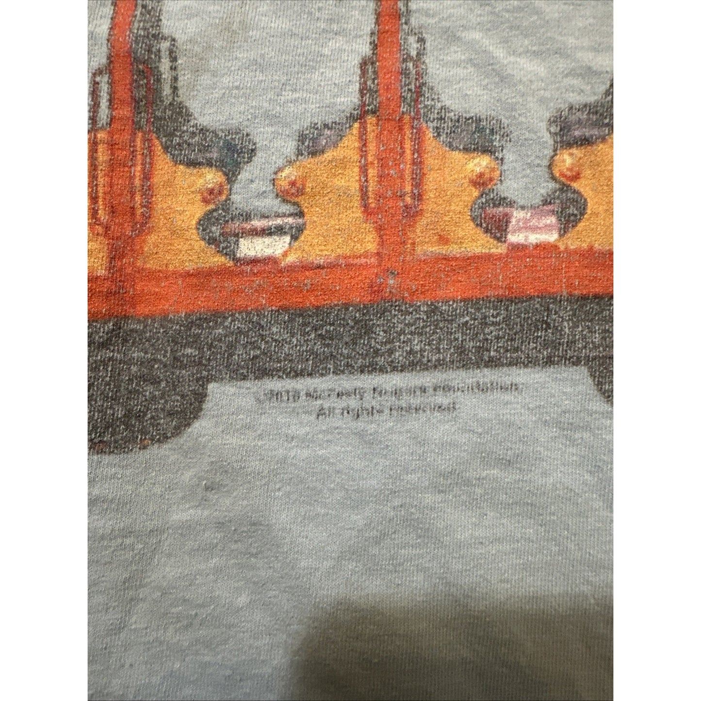 Mister Roger's Neighborhood T Shirt Size M 20" PTP Light Blue Tee 1D09