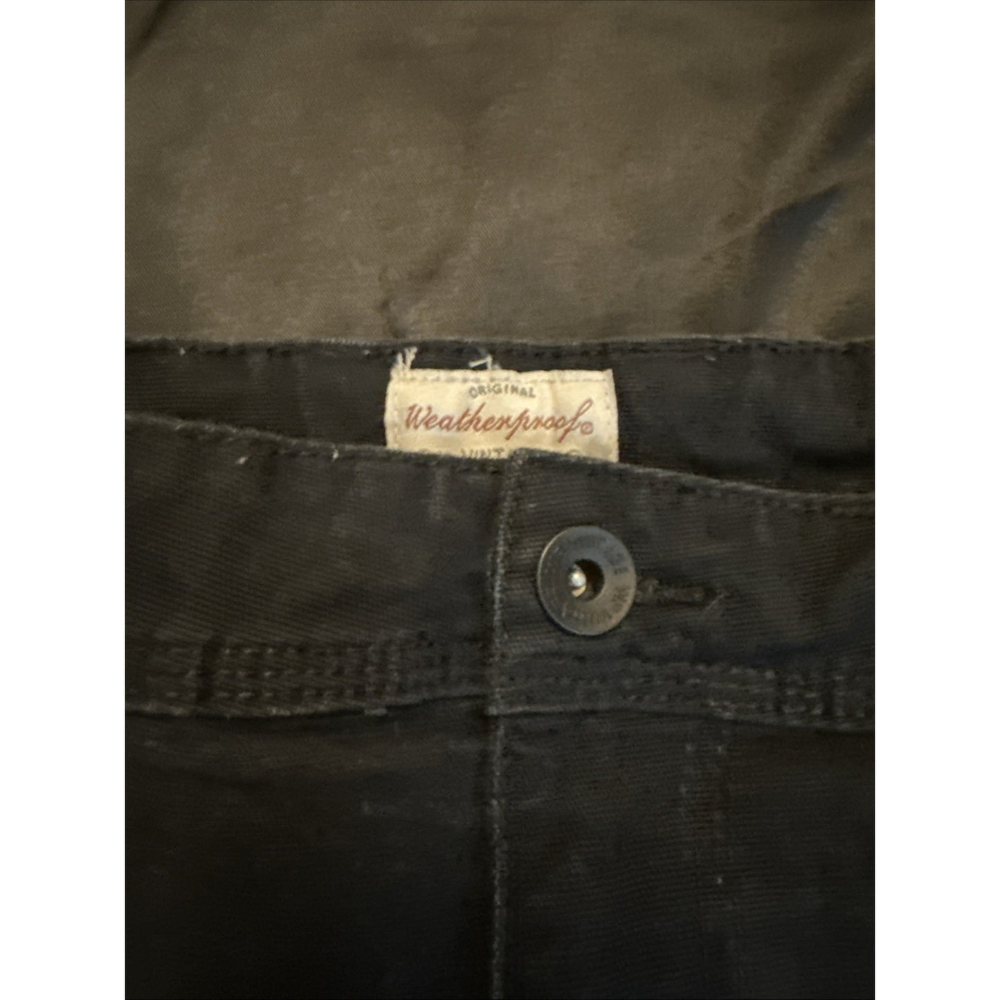 Weatherproof Vintage Black Denim Jeans Men's 38x34 Relaxed Fit Cargo 1C03