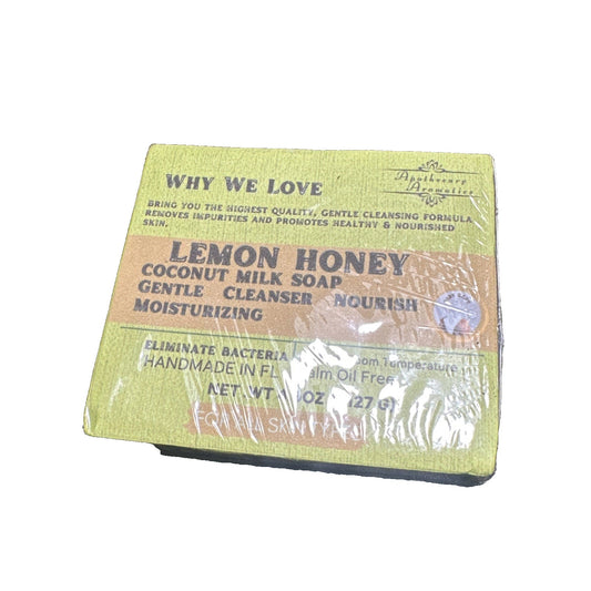 Why We Love Lemon Honey Coconut Milk Soap 4.5 oz NEW AA