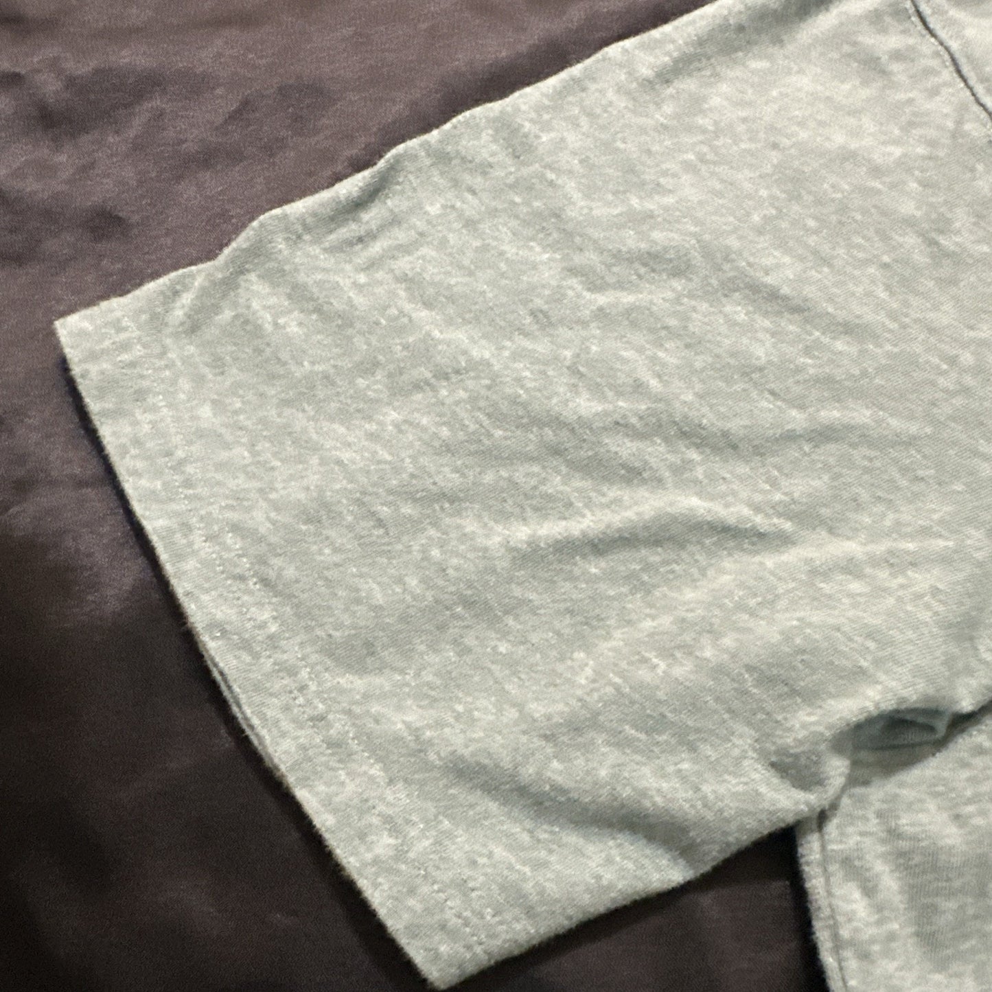 Pendleton Basic Pocket T Shirt Mens XXL Cotton Green Leather Trim 27" PTP 1A10