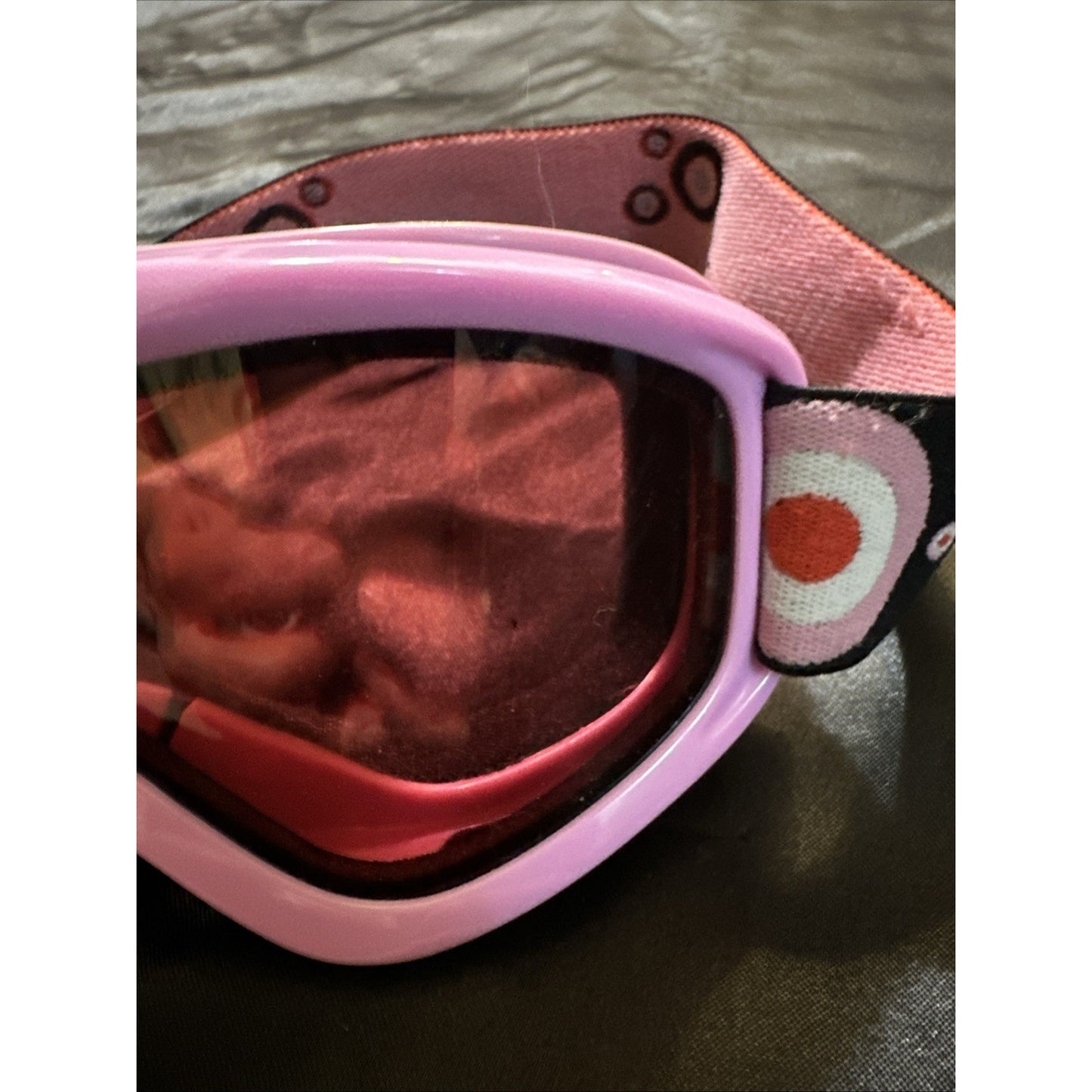 Bolle Girls Youth Pink Lens Snowboarding Ski Goggles Excellent Juniors 1Z02