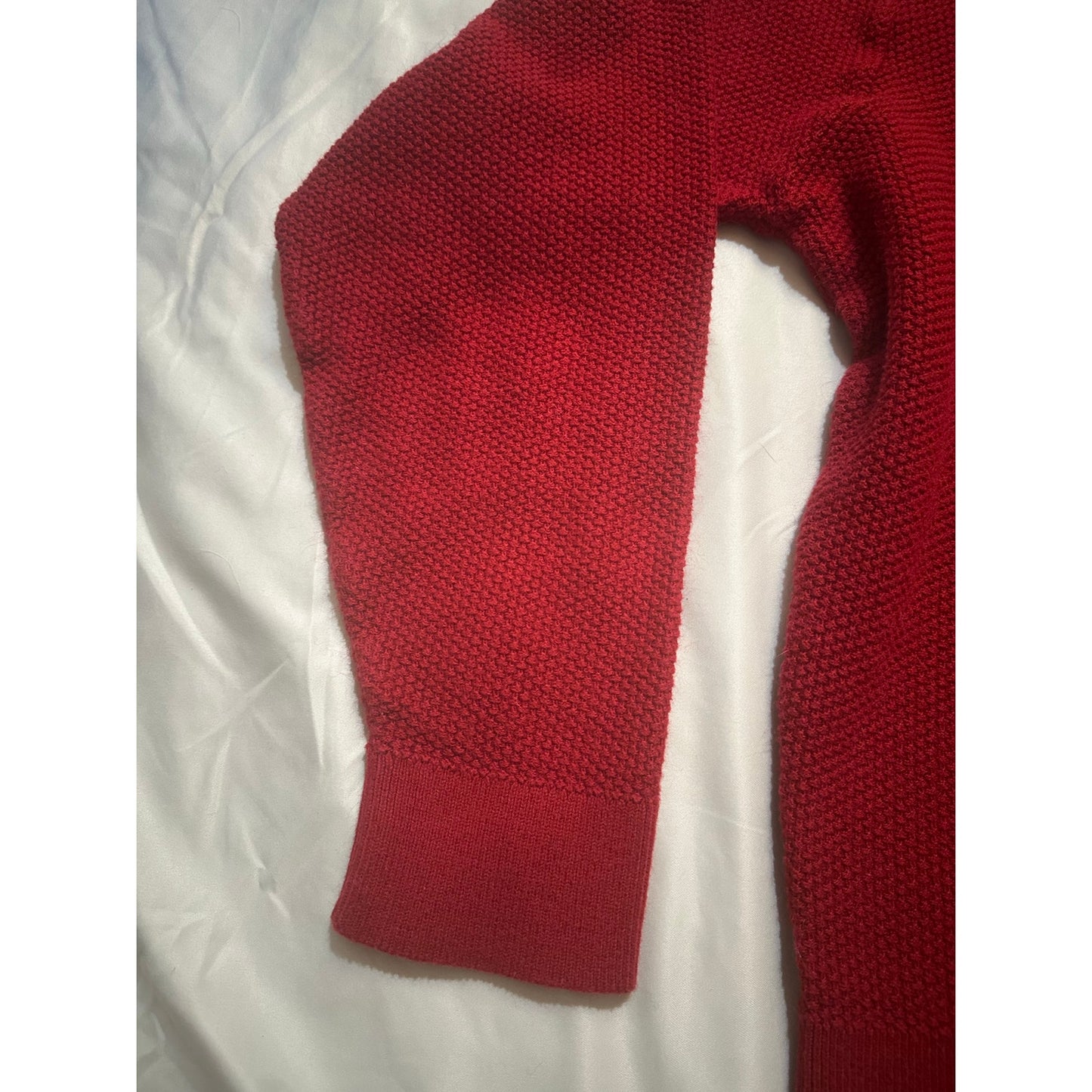 Polo Golf Ralph Lauren Peru Alpaca Cotton Red V-Neck Size XXL Sweater Vtg Y2K
