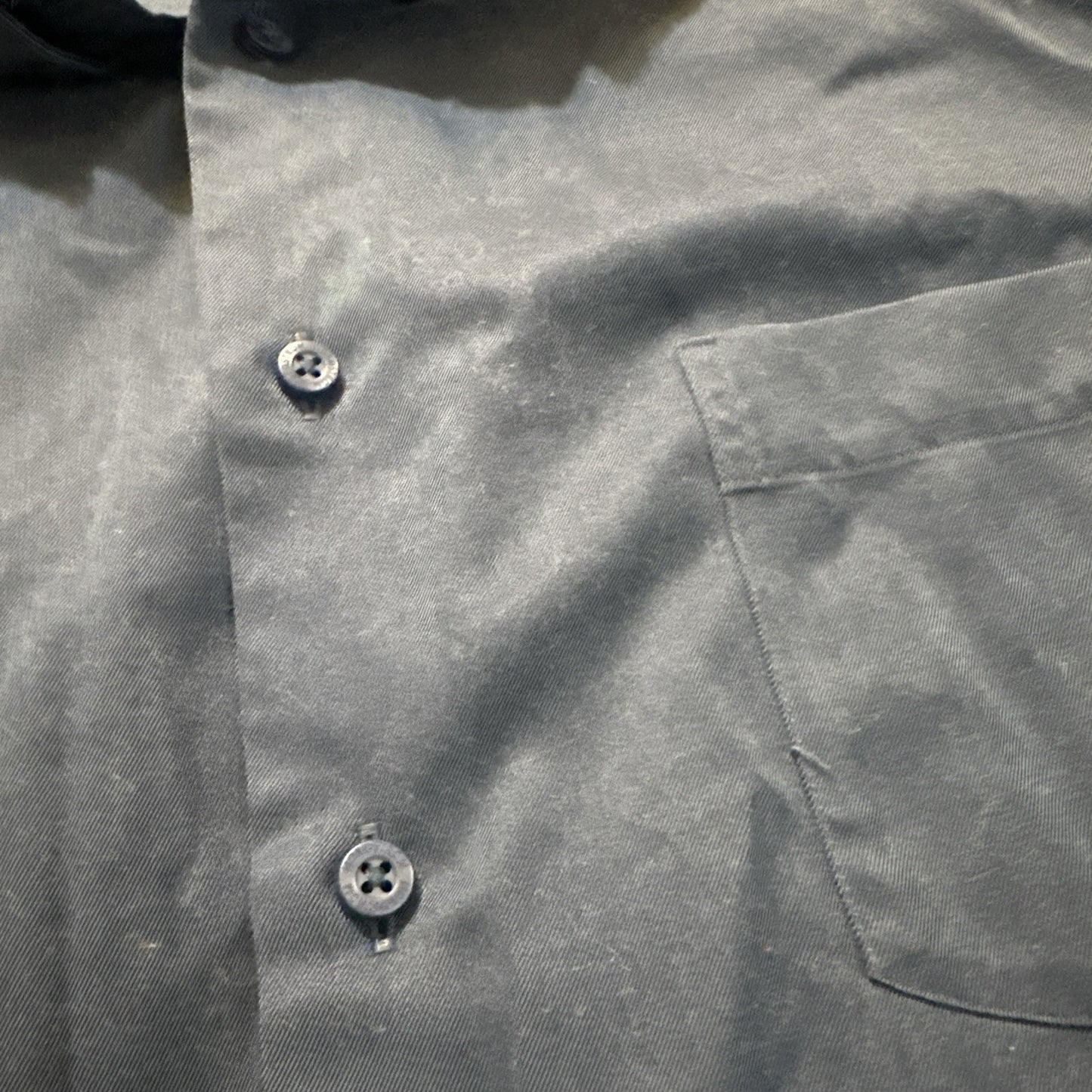 Nordstrom Smart Care Mens XL Tall Button Down Long Sleeve Dress Shirt Blue 1A18