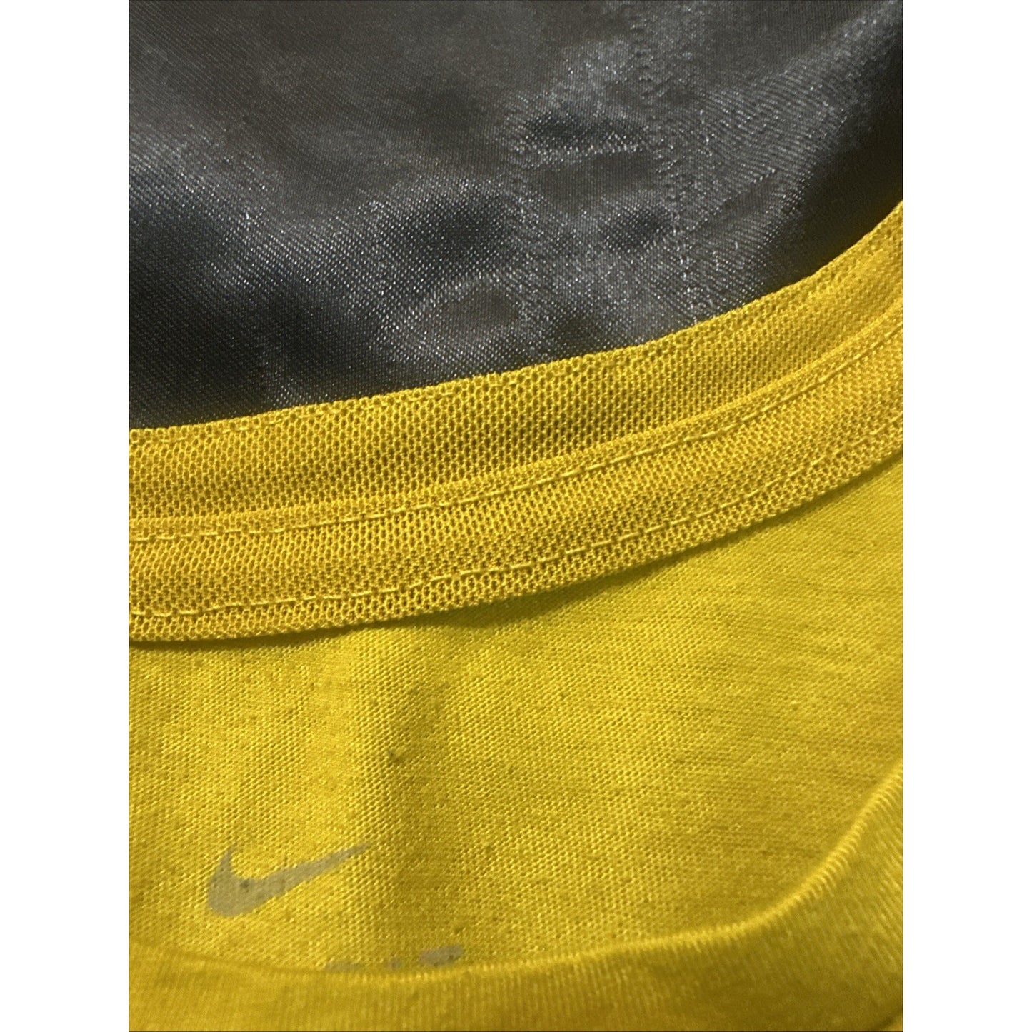 Nike Dri-fit Mustard Yellow T-Shirt Size S Tee Activewear 21" PTP Mens 1D03