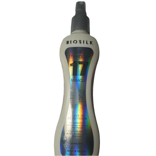 Biosilk Silk Therapy 17 Miracle Leave-in Conditioner NEW Missing cap 5.64 oz