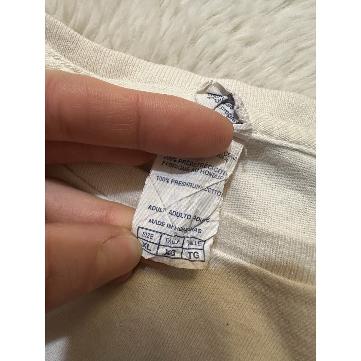 Delta T Shirt “Keep Off The Grass” Washington DC White XL Good