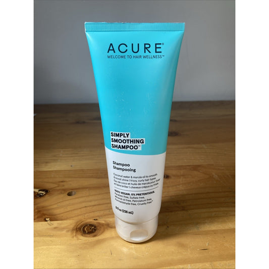 Acure Simply Smoothing Shampoo Coconut Marula Oil 8 Fl Oz B4