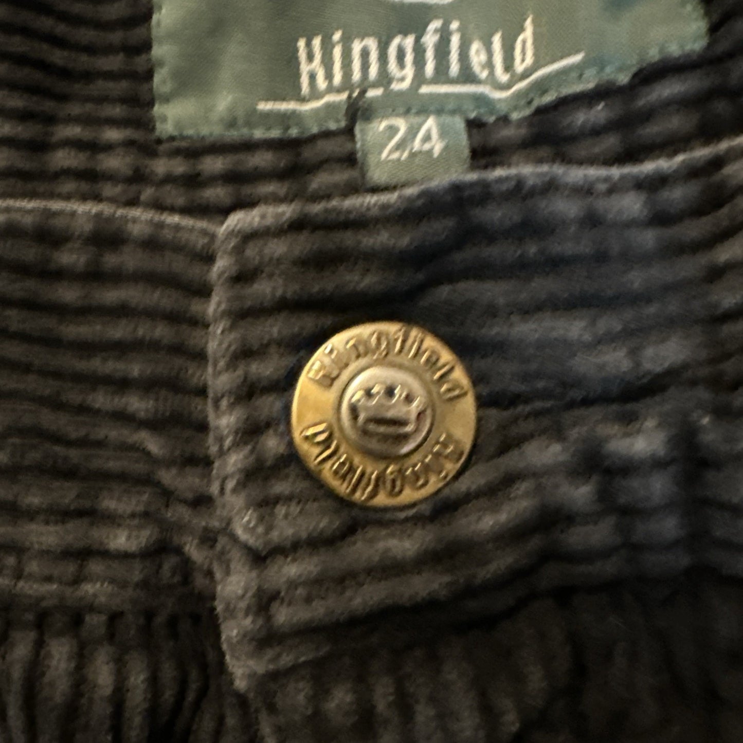 Vtg Kingfield Field Gear Cotton Corduroy Pants Mens 32x28 Good 1B16