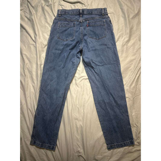 Y2K Levi's Camp Pant Denim Jeans 31x29 Women's Size 12 100% Cotton Mexico Blue