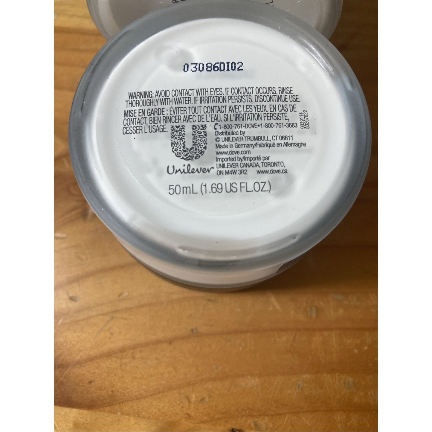 2 Pack Dove Men Care Ultra Hydra Cream Face Hands Body 2.53 Oz B4