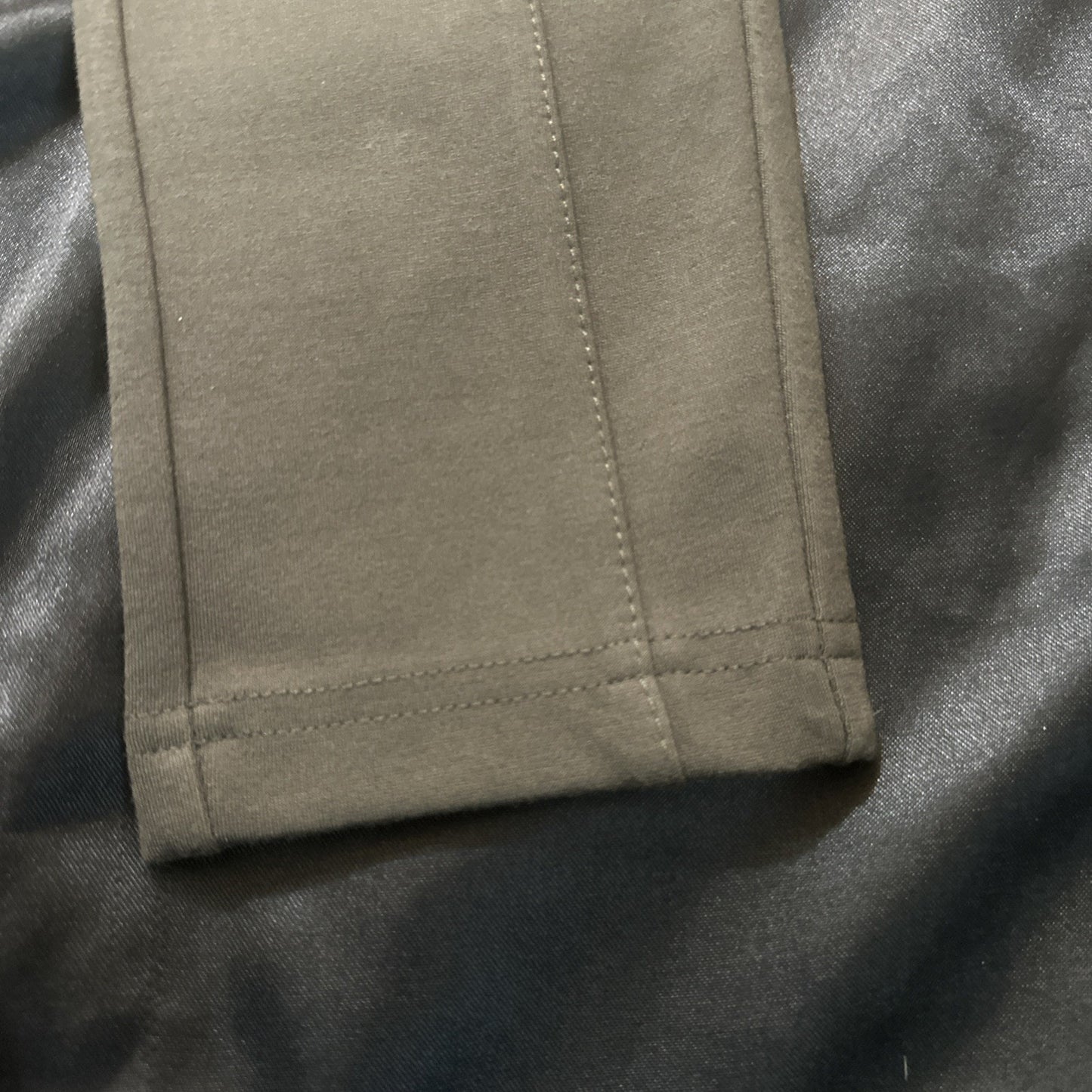 NWT Zara Leggings Olive Green Women S Gold Button Embellishments High Rise 1B02