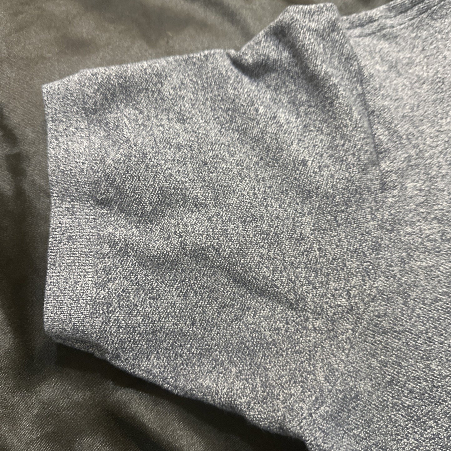 Lacoste Gray Polo Mens L 21" PTP Peru 100% Cotton Classic Fit 1A08