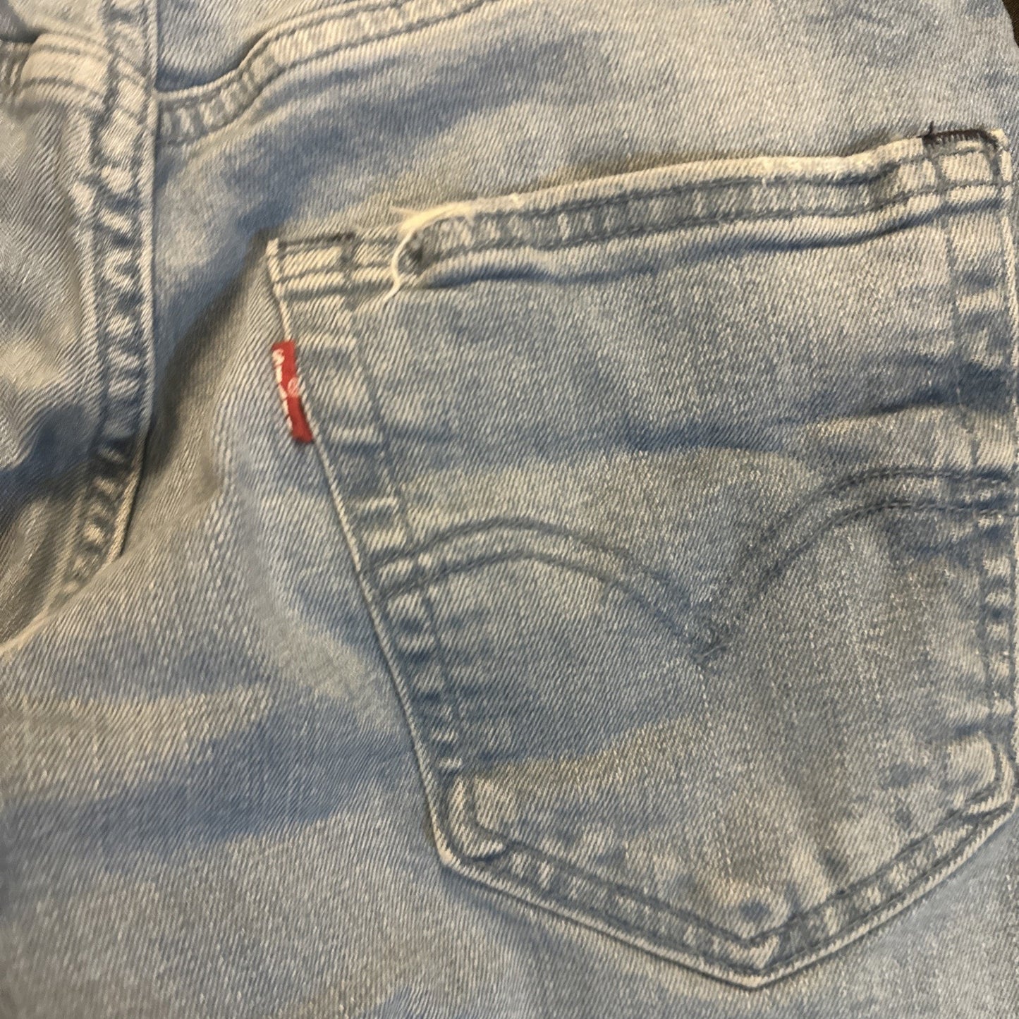 Levi's Premium Lot 512 Bermuda Cut-off Shorts 28" Waist Light-wash Denim 1B22