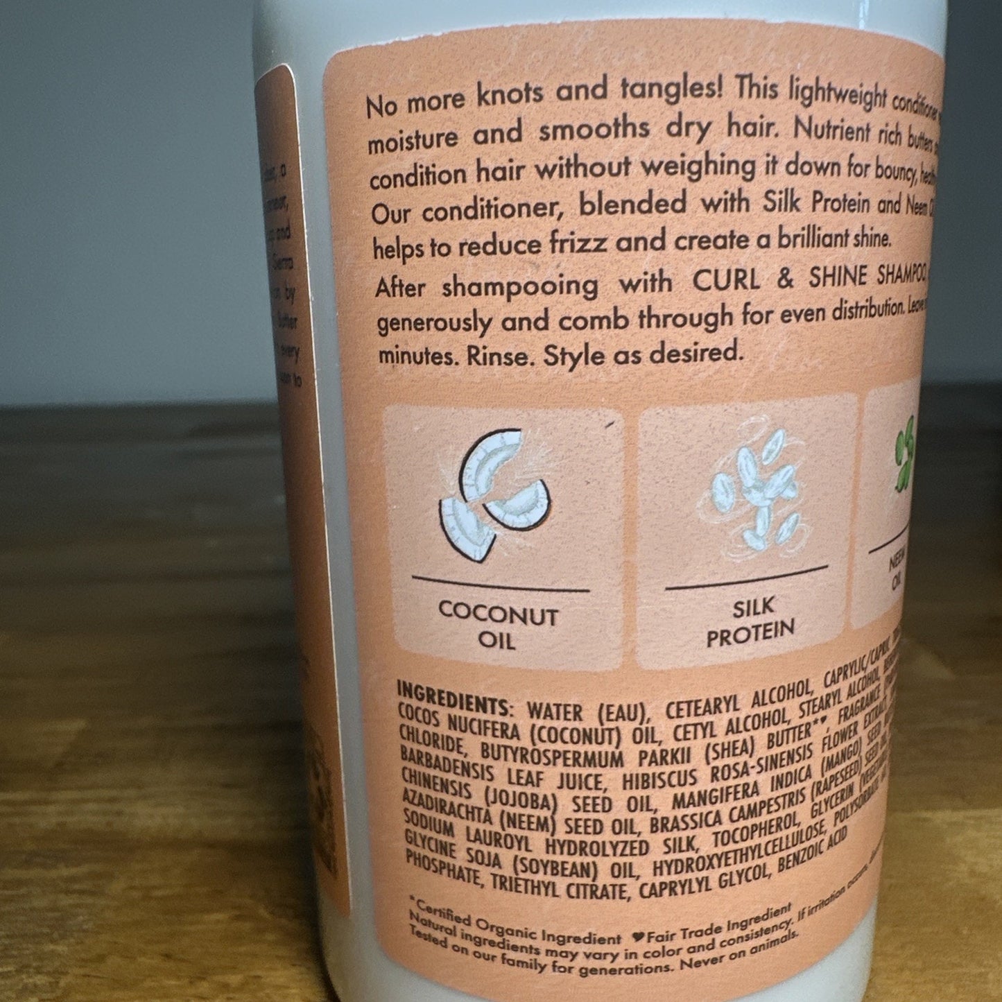 Curl & Shine Conditioner, Coconut & Hibiscus, 13 fl oz (384 ml)