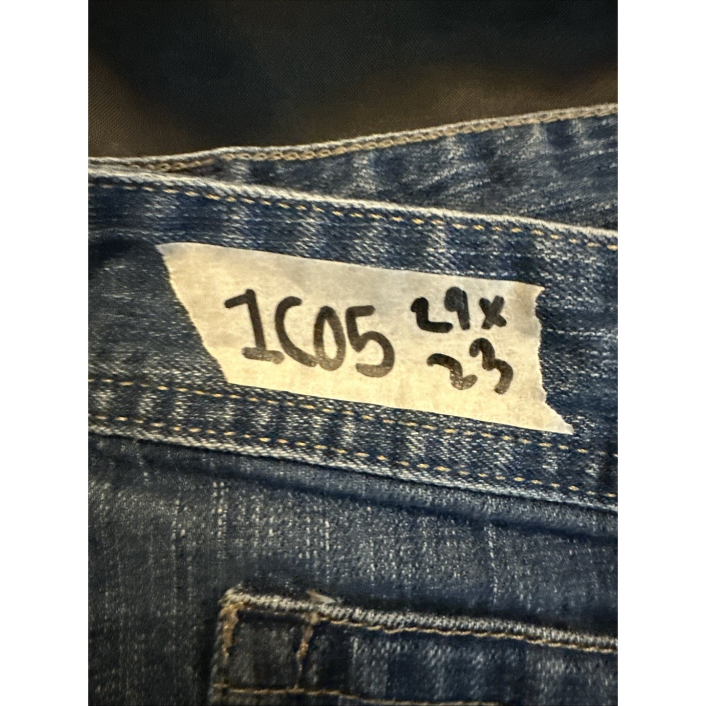 Calvin Klein Blue Denim Capris 29x23 Women's 4 Y2K Medium-Wash Excellent 1C05