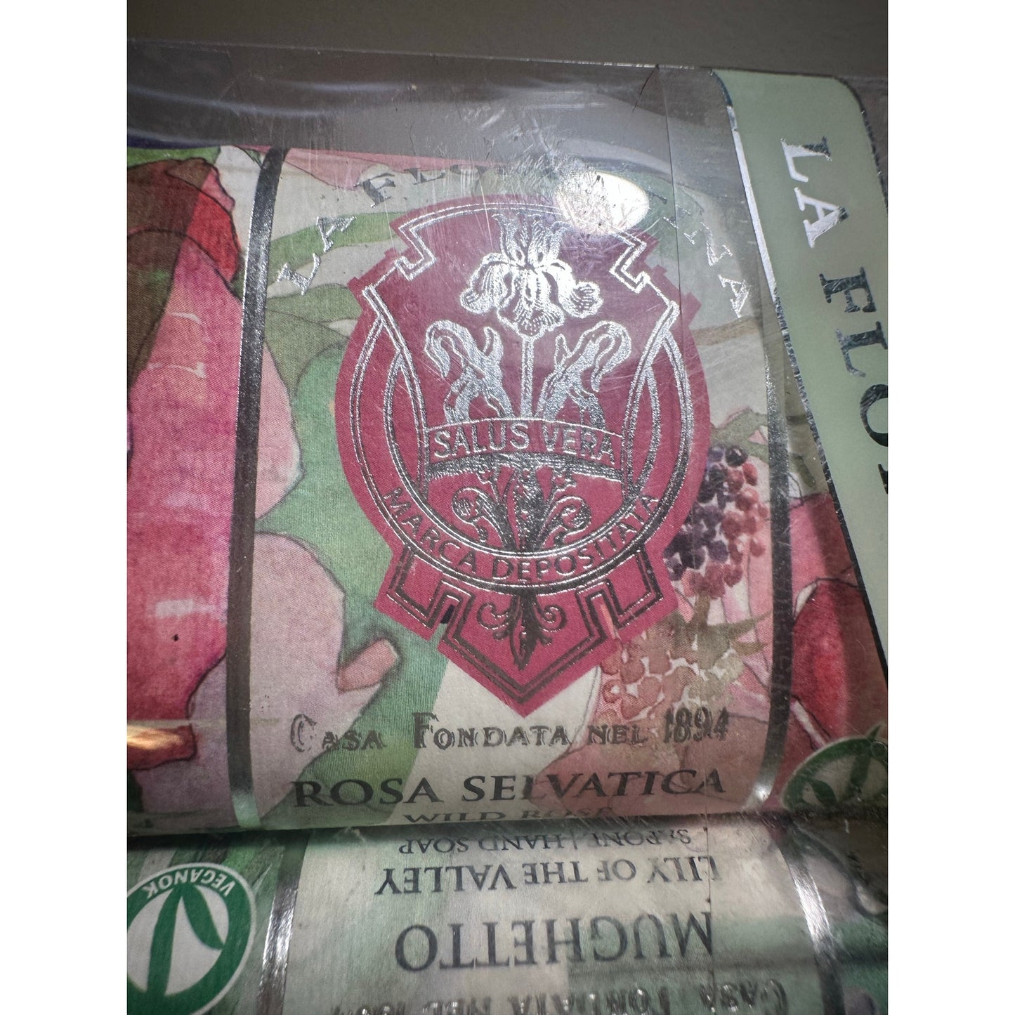 La Florentina Italian Soap Wild Rose & Lily of the Valley 2-Pack 7oz Bars | E8