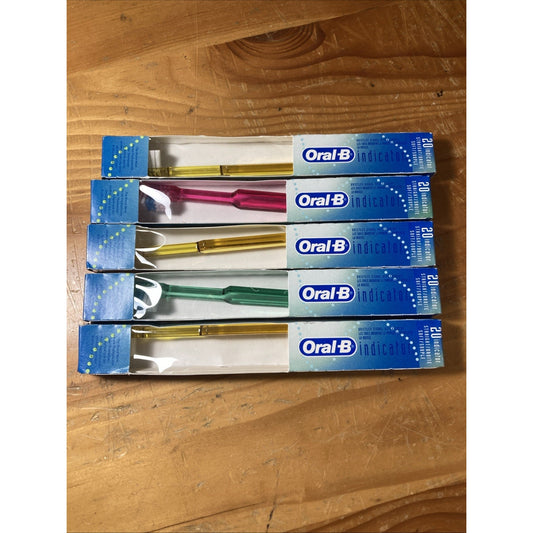 5 VTG 2005 Oral B 20 Indicator Straight Angle Compact Soft Multicolor E1
