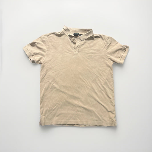 Hugo Boss Polo Beige Shirt Regular Fit Mens M Tee Peru Green Black Label 1D05