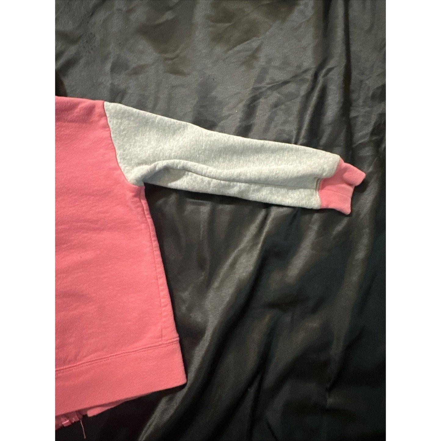 The North Face Toddler Size 5 Full Zip Jacket Pink/Gray Cotton Blend 1D12