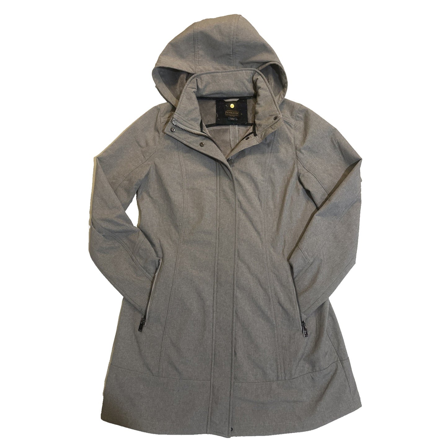 Pendleton Gray Outerwear Fleece-Lined Jacket Overcoat Women's Size M 1D17