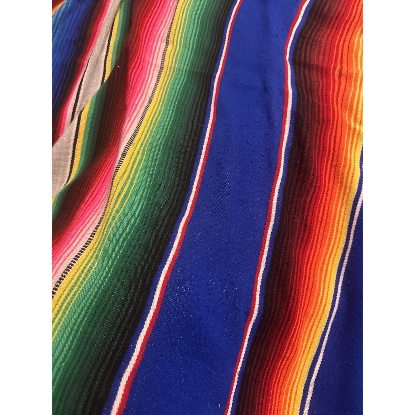 3 Authentic Falsa Mexico Blankets Emisa Serape