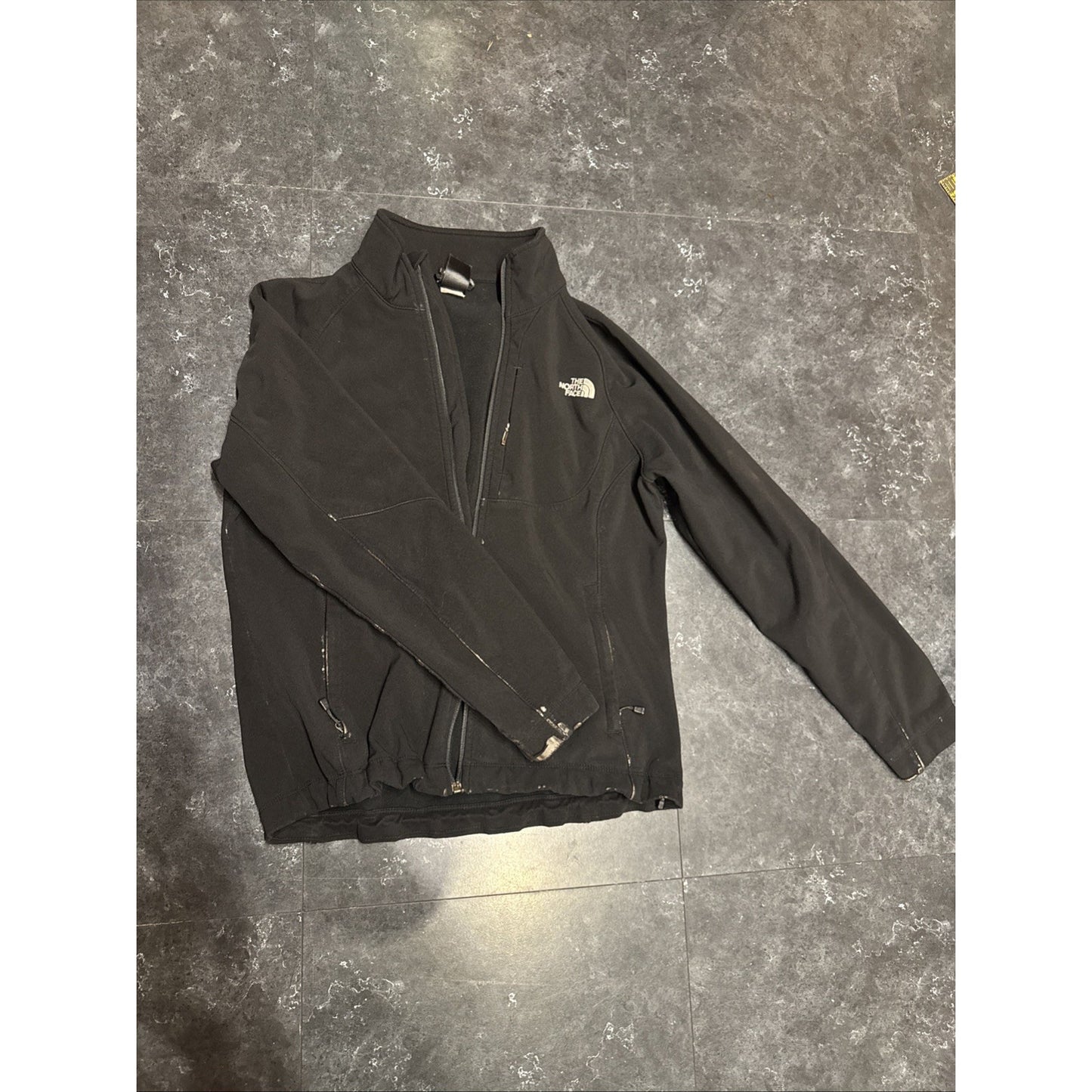 Women's The North Face Soft shell Jacket Size L Broken Zipper Wear C6