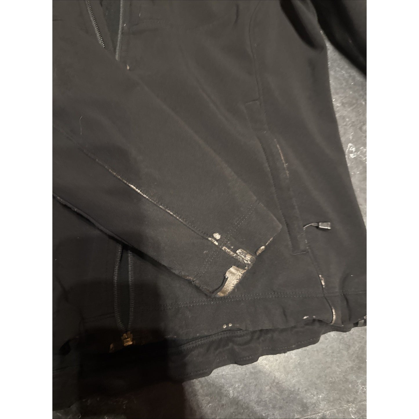 Women's The North Face Soft shell Jacket Size L Broken Zipper Wear C6