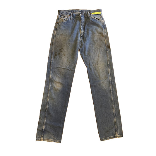Wrangler 12MWZPW Men's High Waste Vtg Jeans Straight Leg Fair Mexico 32x36 A3