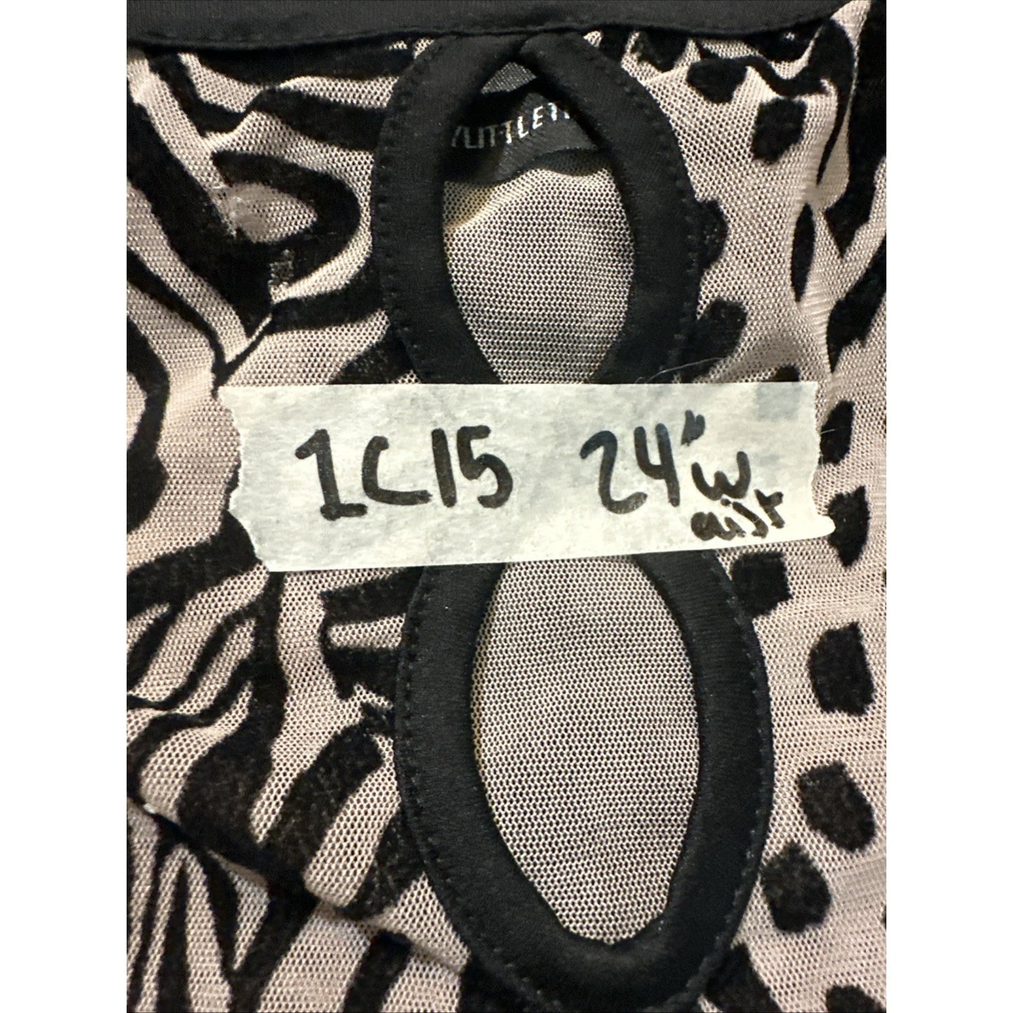 Pretty Little Thing Mini Dress Mesh Strapless Leopard US 6 1C15