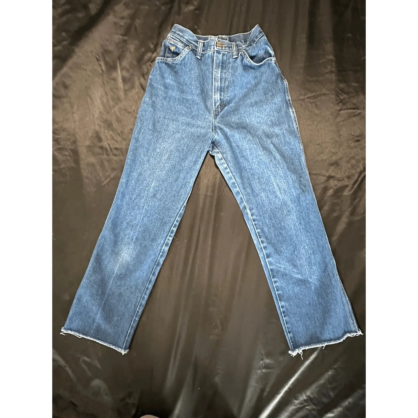 Wrangler Womens Vtg High-Waisted Jeans Size 8 Medium Wash Denim 24x26
