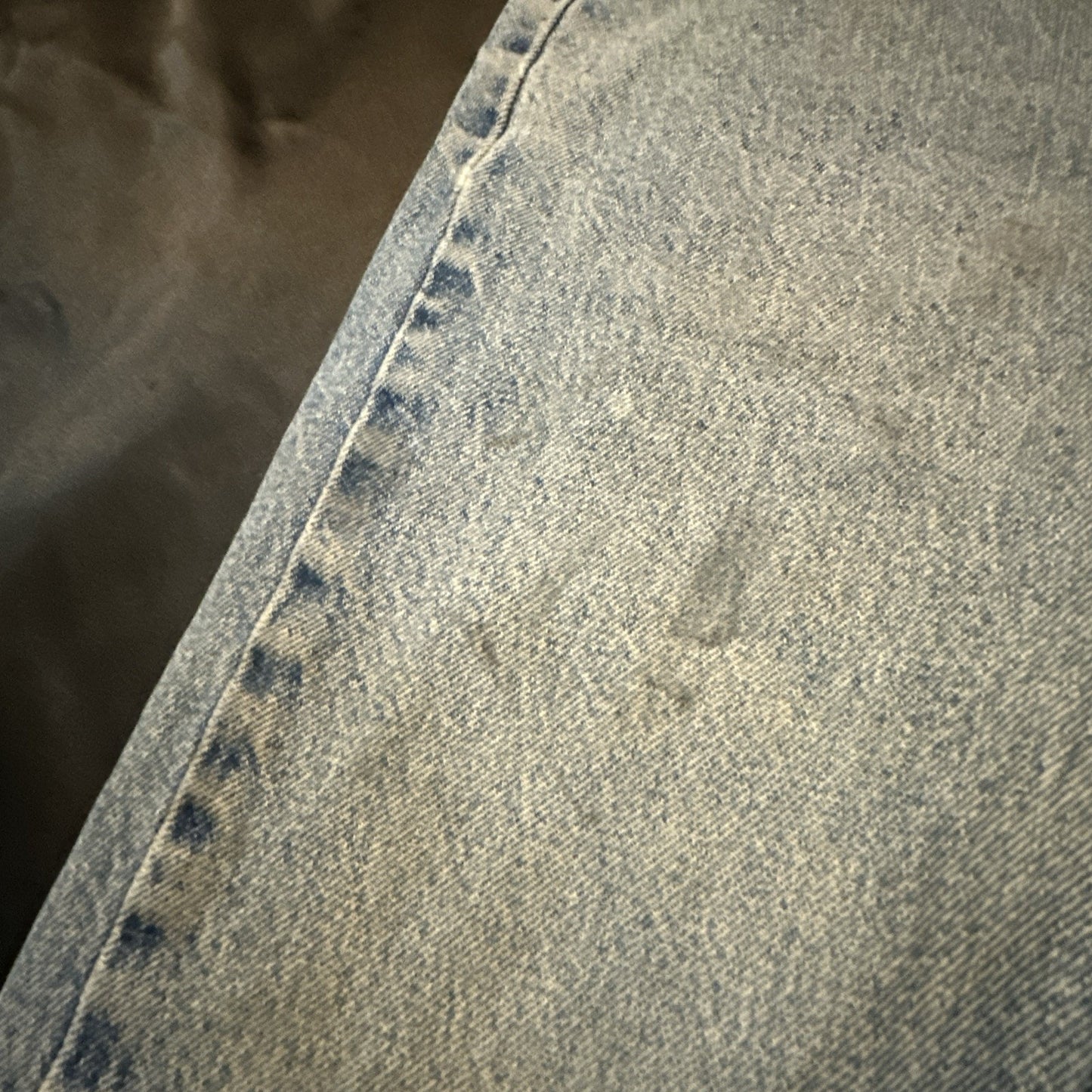 Vtg Carhartt Blue Denim Jeans Mens 34x32 B17-STW Relaxed Jeans Stonewash 1B11