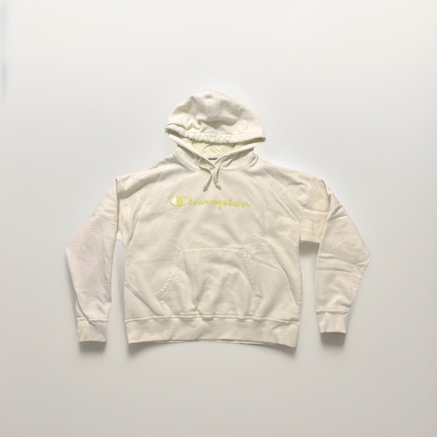 Champion Lime Green Pullover Hoodie Women's L 1A24