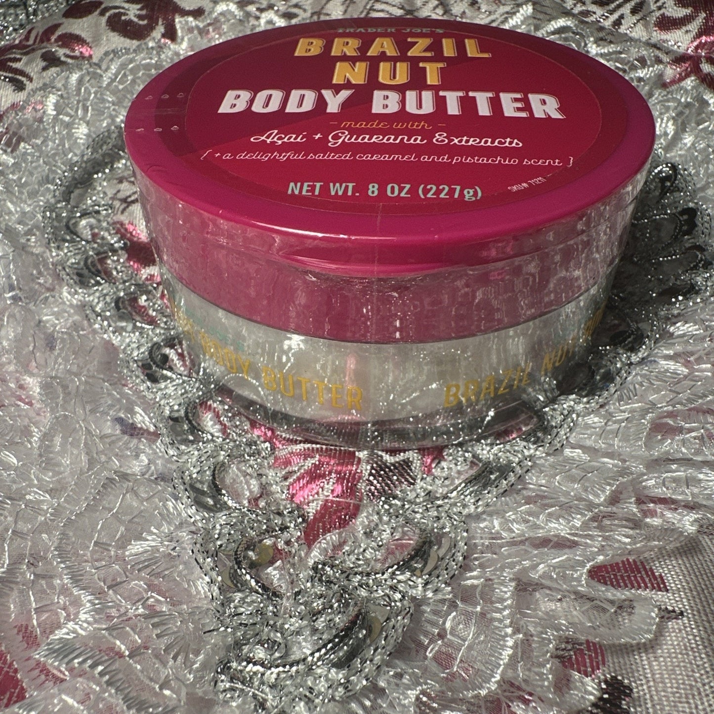 TRADER JOE'S ’s 8oz BRAZIL NUT BODY BUTTER MOISTURIZING CREAM NEW SEALED