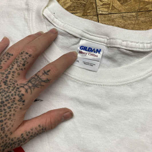 2008 NASCAR Championship Weekend white and red tee B2