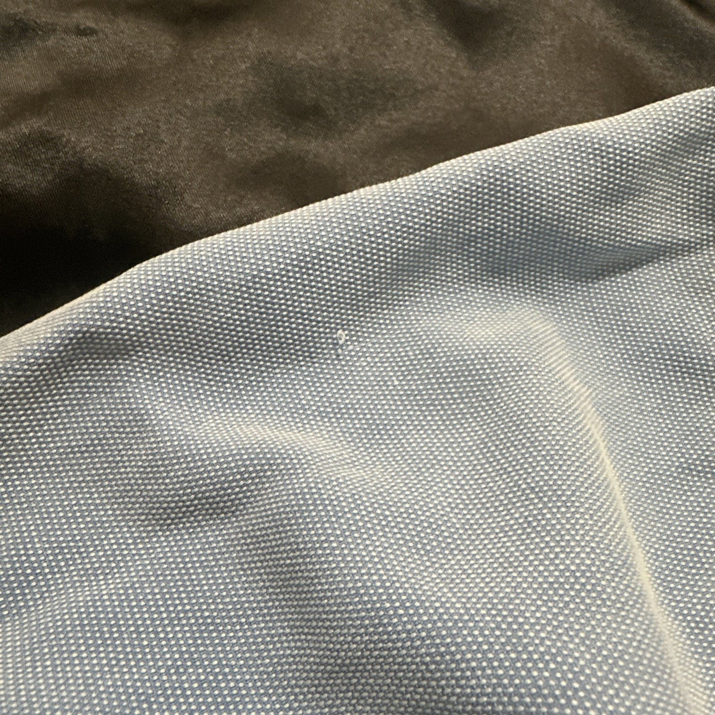 Bugatchi Silk&Cotton Button Down Casual Long Sleeve Shirt Blue XL 26" PTP 1A04